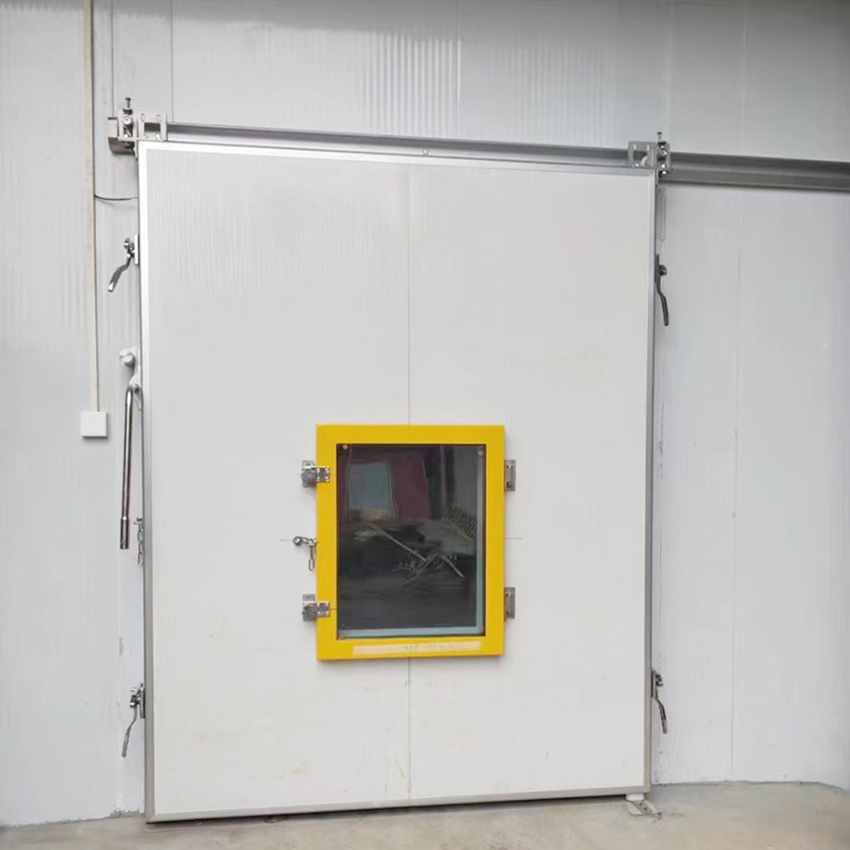 Industrial Vertical Lifting Simple Operation Profiles Swing Lift Room Sliding Freezer Sectional Galvanized Cold Storage Door