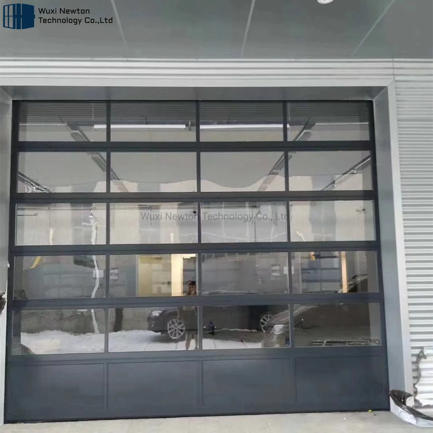Panoramic Full View Aluminum Sectional Garage Door