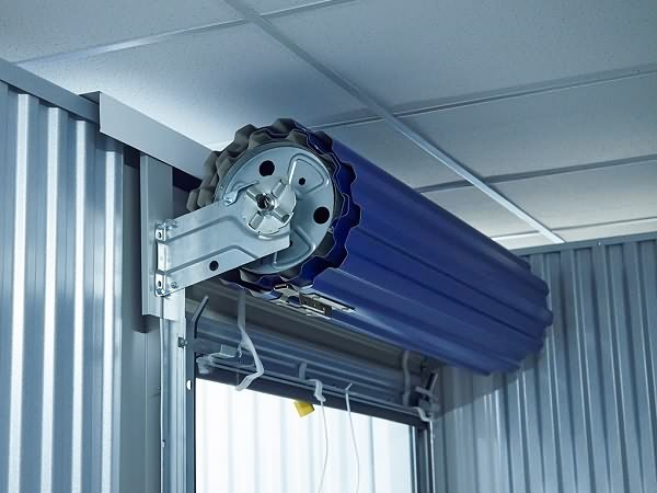 Automatic Galvanized Steel Fire Rated Rolling Shutter Finished