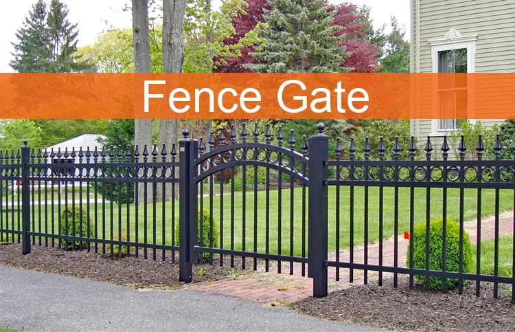 Wholesales aluminum safe metal garden gates