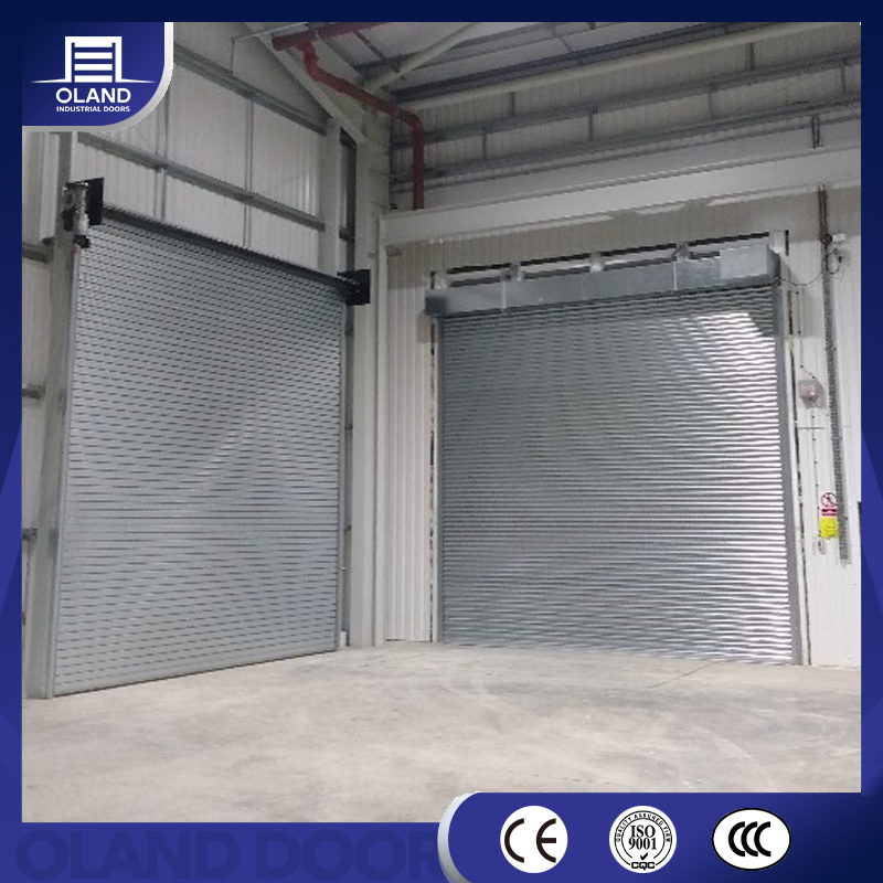 Industrial Modern Fireproof Rolling Shutters Fire Curtain Rated Roll Steel Shutter Door for Workshop Exterior Manual Finished