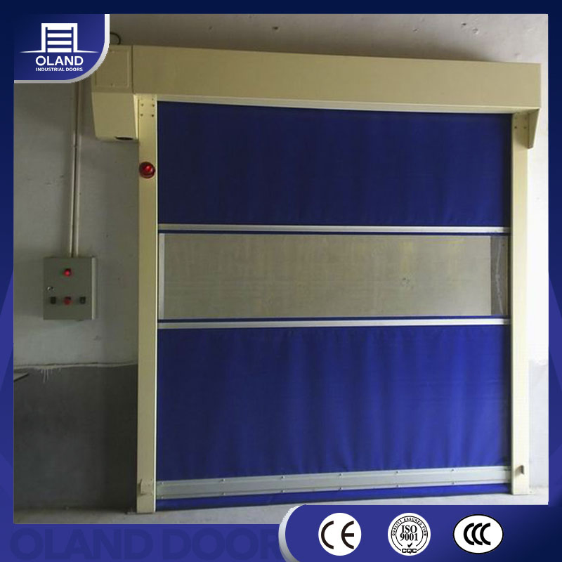 Automatic Rapid PVC Roll up Door Insulated High Speed Rolling Shutter Industrial Door for Warehouse or Clean Room Doors