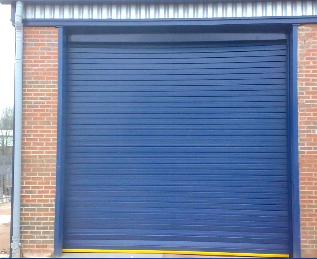 Industrial Exterior &amp; Interior Hard Metal Warehouse Workshop Logistics Galvanized Steel Fire Rated Rolling Fireproof Roller Shutter Rolling up Door