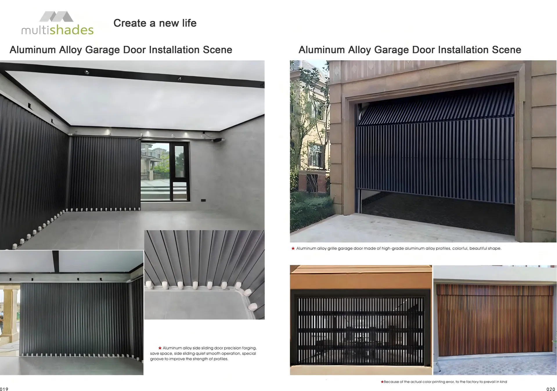 Smart Concealed Frame Grille Garage Doors
