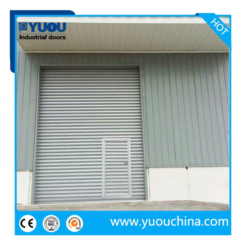 Cost Effective Galvanized Steel Fire Rated Rolling Fireproof External Wind Resist Metal Roller Shutter Door