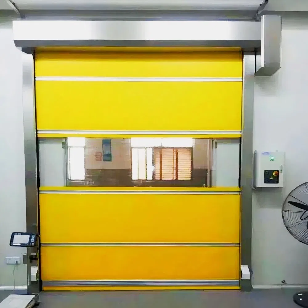 Industrial Clean Room PVC High Speed Roll up Door Automatic Roller Shutter Doors