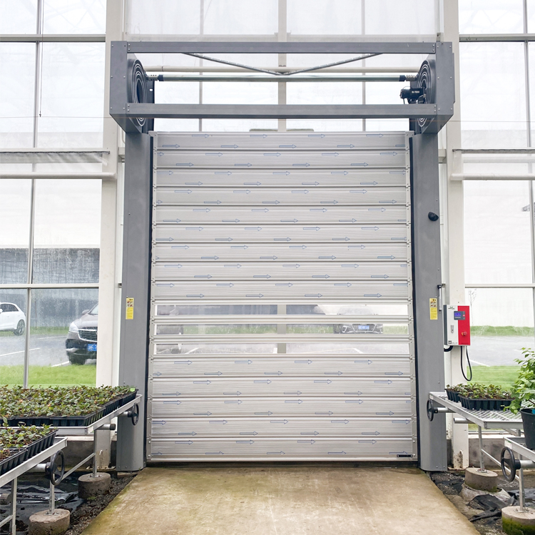 Efficient Fast and Frequent Opening Aluminum Spiral Electric Operated High Speed Door
