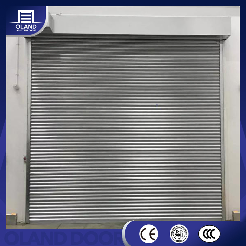 Industrial Metal Steel Fire Door 3 Hours Fire Proof Steel Rolling Industrial Doors Fire Rated Roller Shutter Door