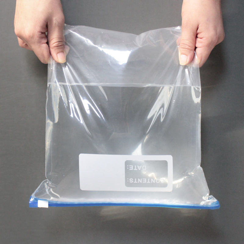 Wholesale PE Polyethylene Environmental Slide Lock Food Frozen Packing Zipper Bags