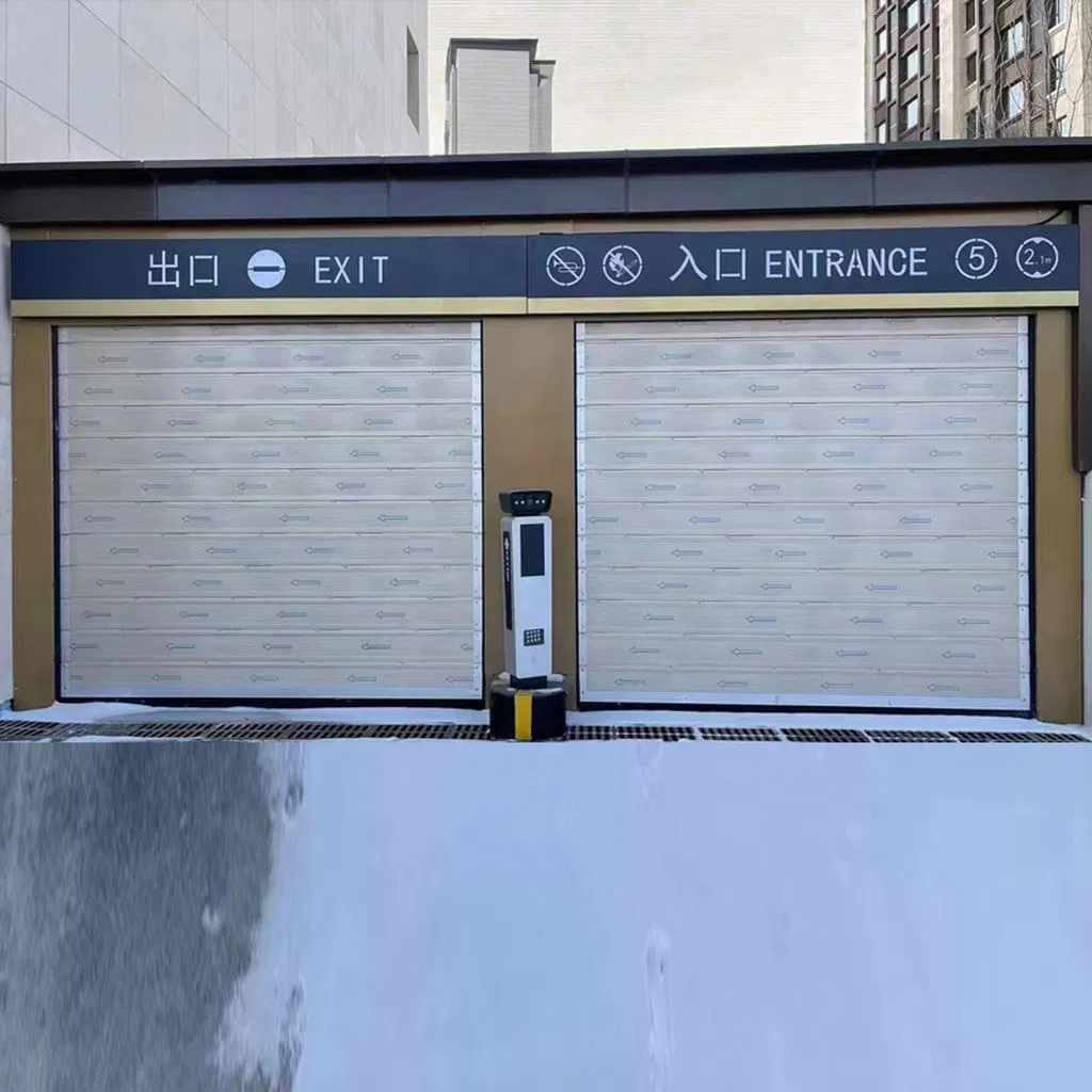 Aluminum Garage Intelligent High Speed Spiral Door with Manual Buttons Fast Roller Shutter Industrial Doors