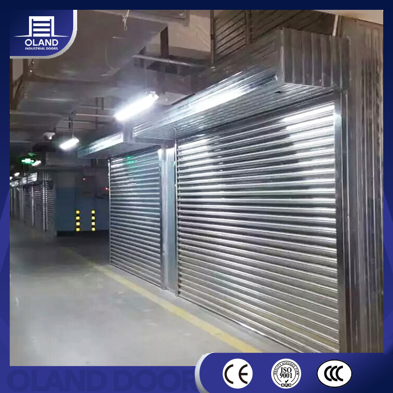 China Automatic Motorized Galvanized Steel Fireproof Rolling Fire Rated Resistance Roller Shutter Rolling Shutter Door