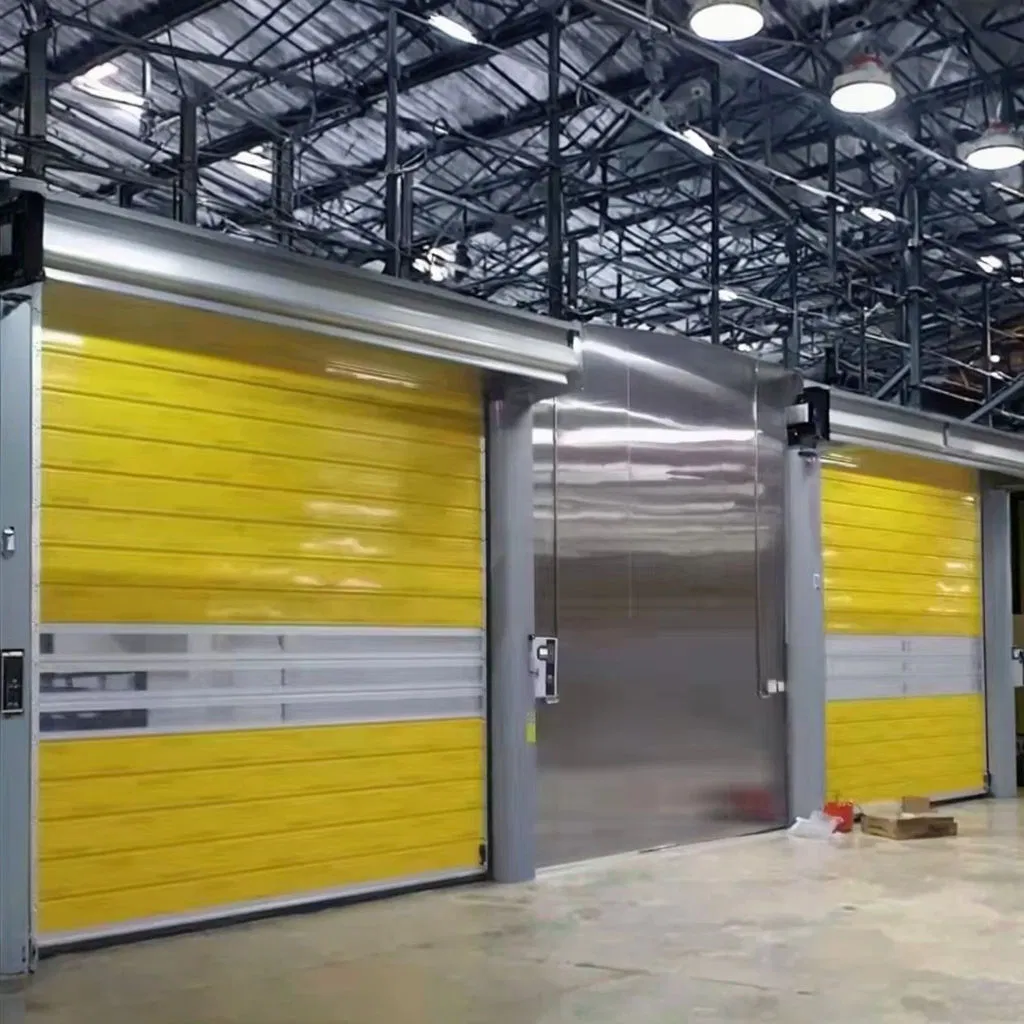 Hard Panel Customized Spiral Hard Aluminum Fast Door High Speed Rolling Door