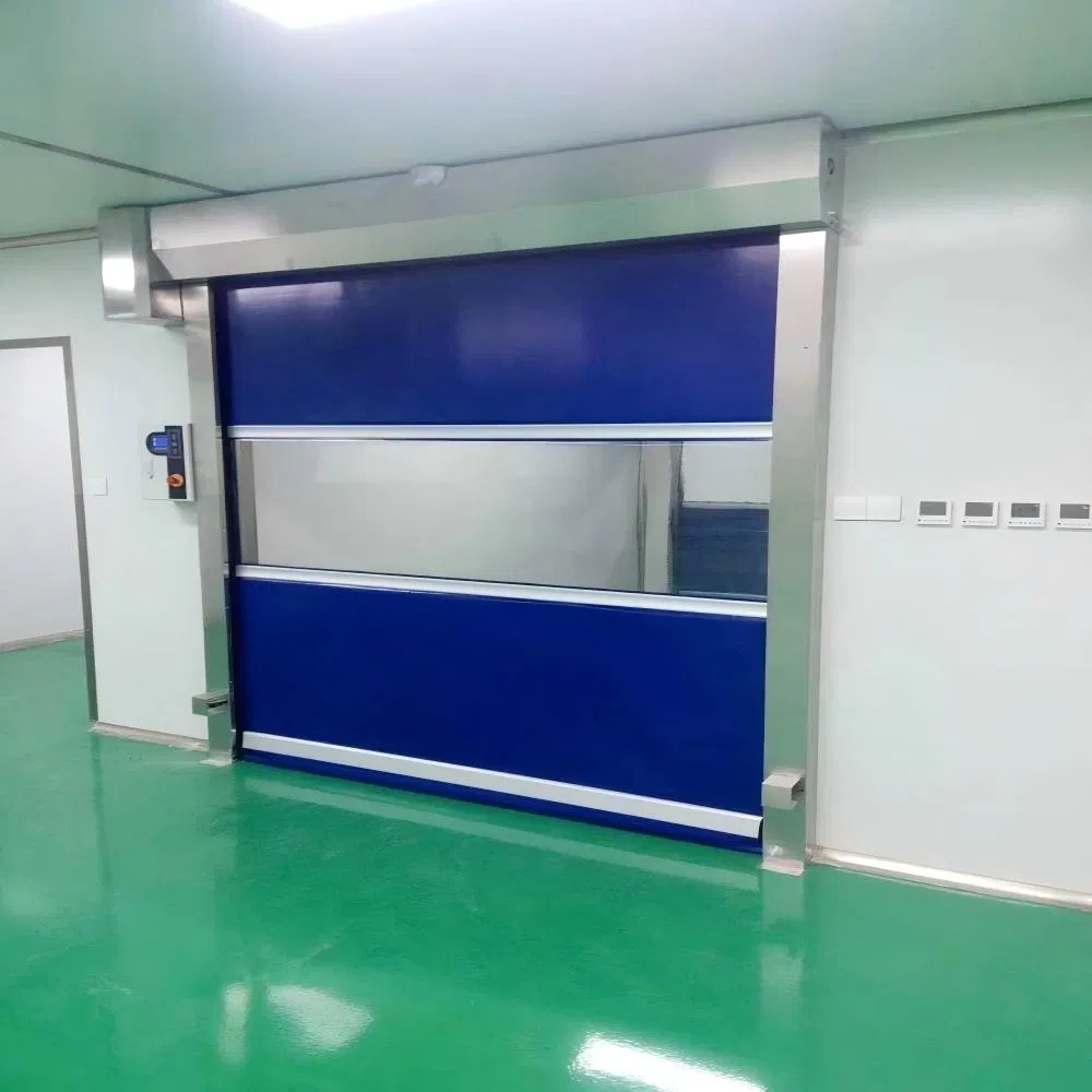 Industrial Clean Room PVC High Speed Roll up Door Automatic Roller Shutter Doors