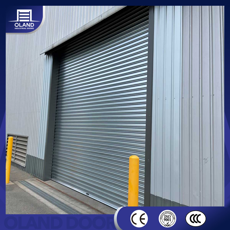 Industrial Metal Steel Fire Door 3 Hours Fire Proof Steel Rolling Industrial Doors Fire Rated Roller Shutter Door