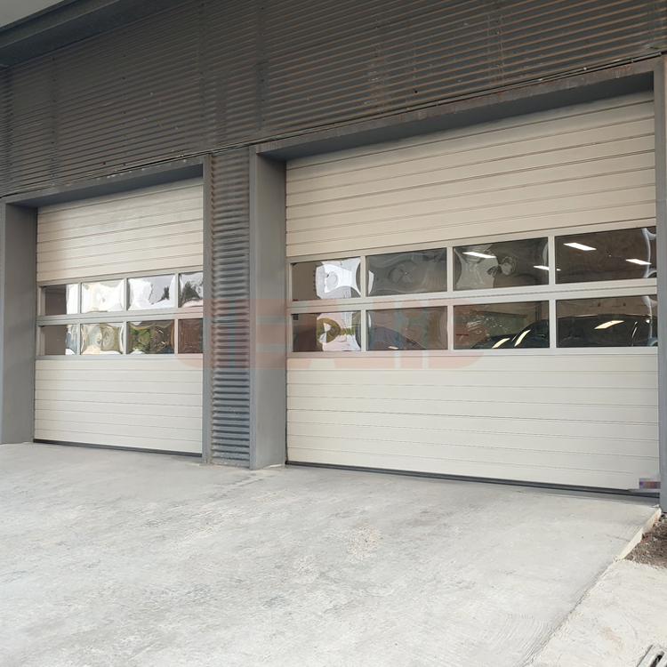 Electric Industrial Sectional Lifting Door Vertical High Lift Automatic Sliding up Door