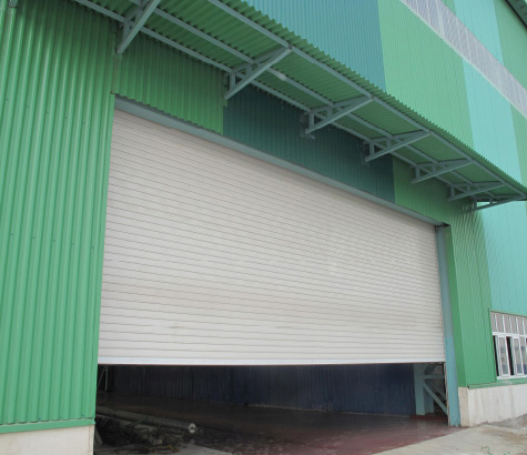 Exterior Vertical Lift Overhead Steel Sectional Industrial Door for Logistics or Warehouse