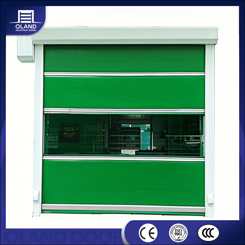 Wholesale Waterproof Security Interior PVC Automatic Motor High Speed Door Roll up Shutter Code Door for Warehouse or Clean Room Doors