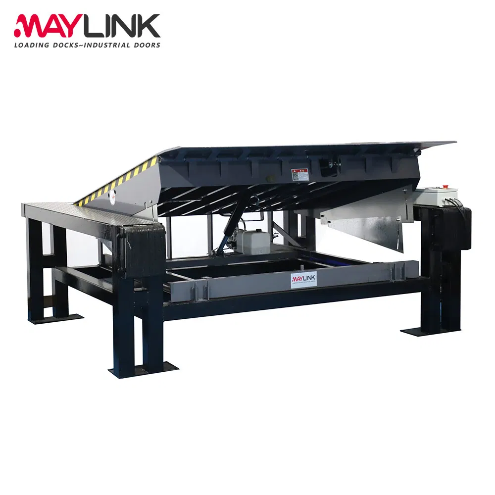 Maylink Robust Design Low Maintenance Telescopic Lip Full Range Hydraulic Logistics Platform Dock Leveler