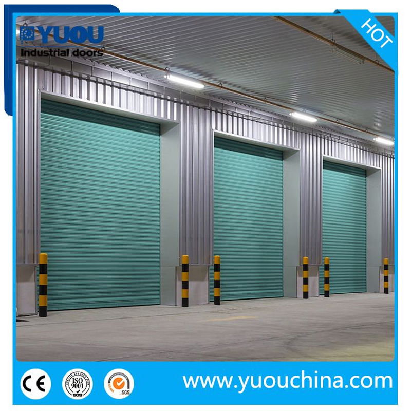 Cost Effective Galvanized Steel Fire Rated Rolling Fireproof External Wind Resist Metal Roller Shutter Door