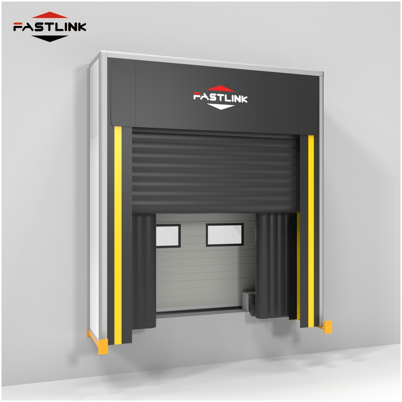 Fastlink High Performance Warehouse Factory Industrial Telescopic Inflatable Dock Door Seal for Building