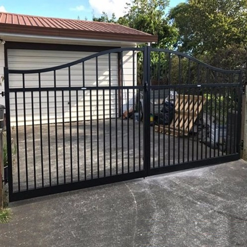 Double Swing Gate Driveway Gate Wrought Iron Gates Aluminum Gate