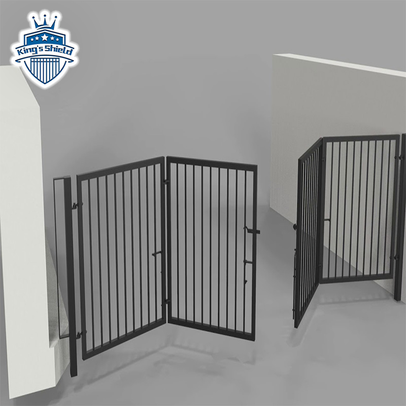 Durable Aluminum and Wrought Iron Driveway Swing Gate Solutions