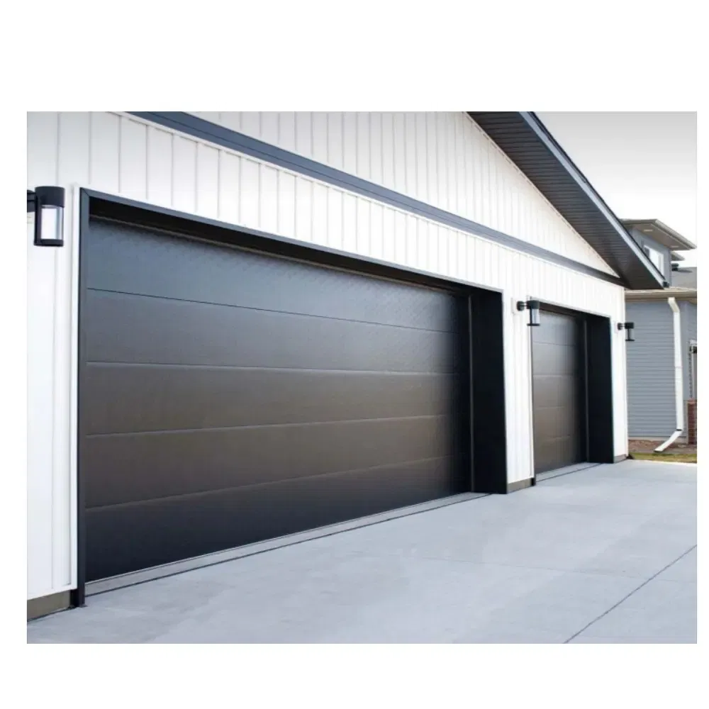 Top Sale CE Approved Modern Residential Commercial Sandwich Panel Automatic Insulated Electric Sectional Overhead Flush Steel Garage Doors
