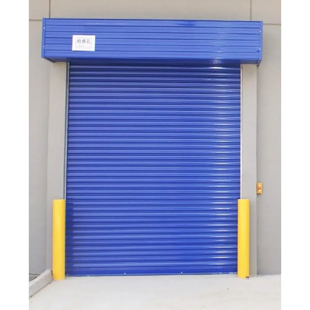 Industrial Galvanized Steel Security Fast Stainless Steel Aluminum Alloy Roller-up Metal Rolling Fireproof Fire-Rated Fire Safety Roller Shutter Exterior Doors
