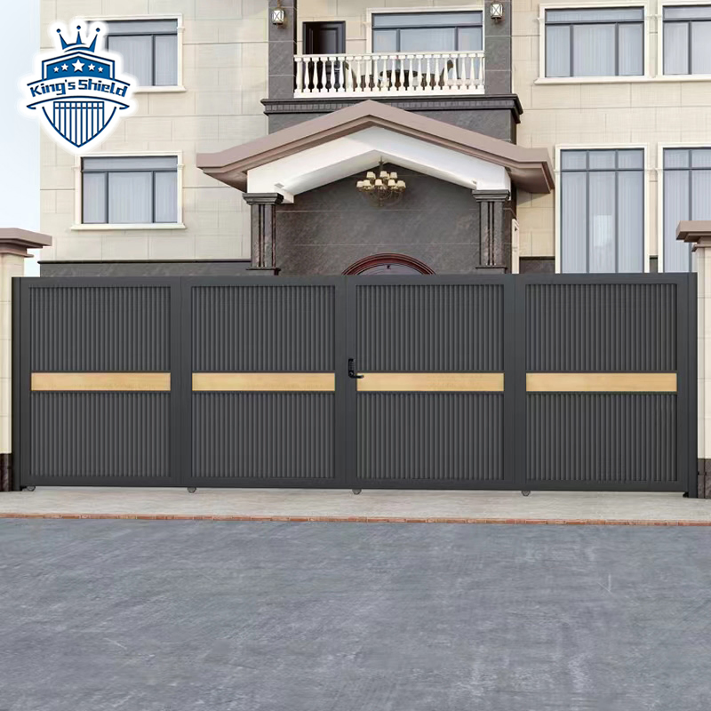 Durable Aluminum and Wrought Iron Driveway Swing Gate Solutions