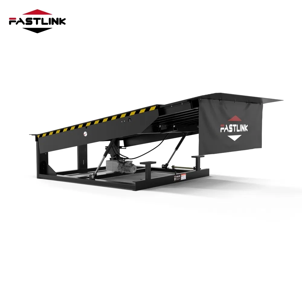 Fastlink Industrial Alloy Increased Security and Protection Overhead Door Telescopic Lip Equipment Dock Levelers