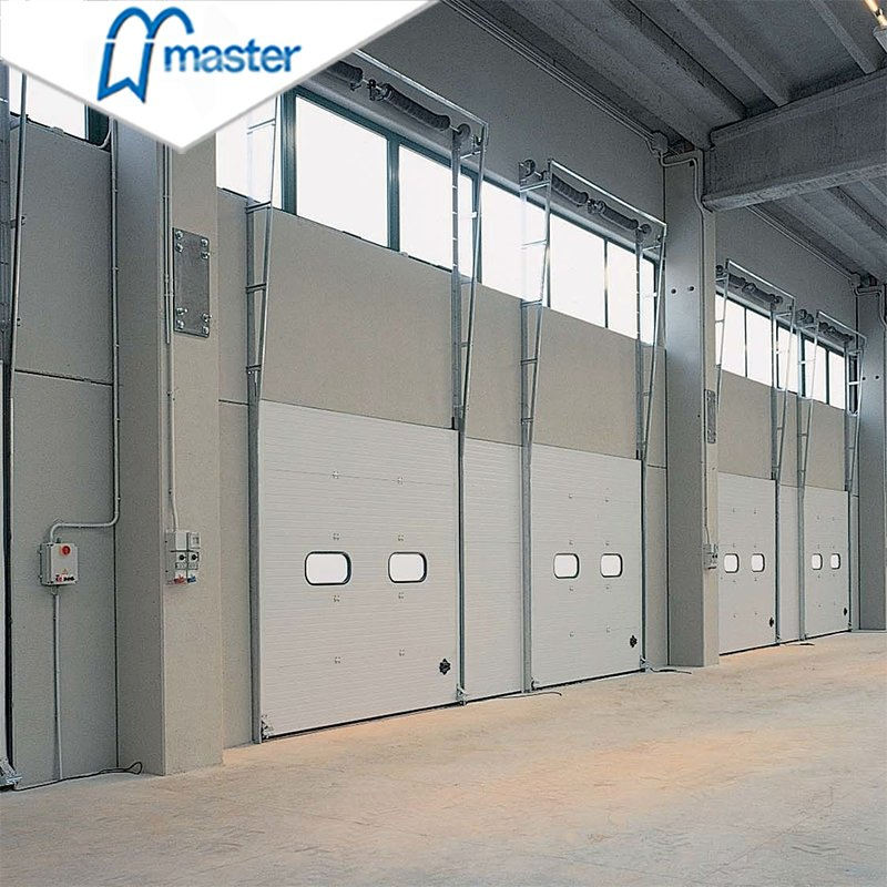 Commercial Automatic Overhead Steel Insulated Vertical Lift Metal Sectional Industrial Doors