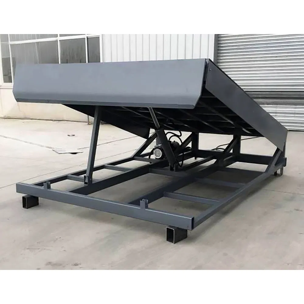 Antiknock Vertical Hydraulic Stationary Heavy Duty Telescopic-Lip Garage Warehouse Lift Table Car Ramp Dock Leveler