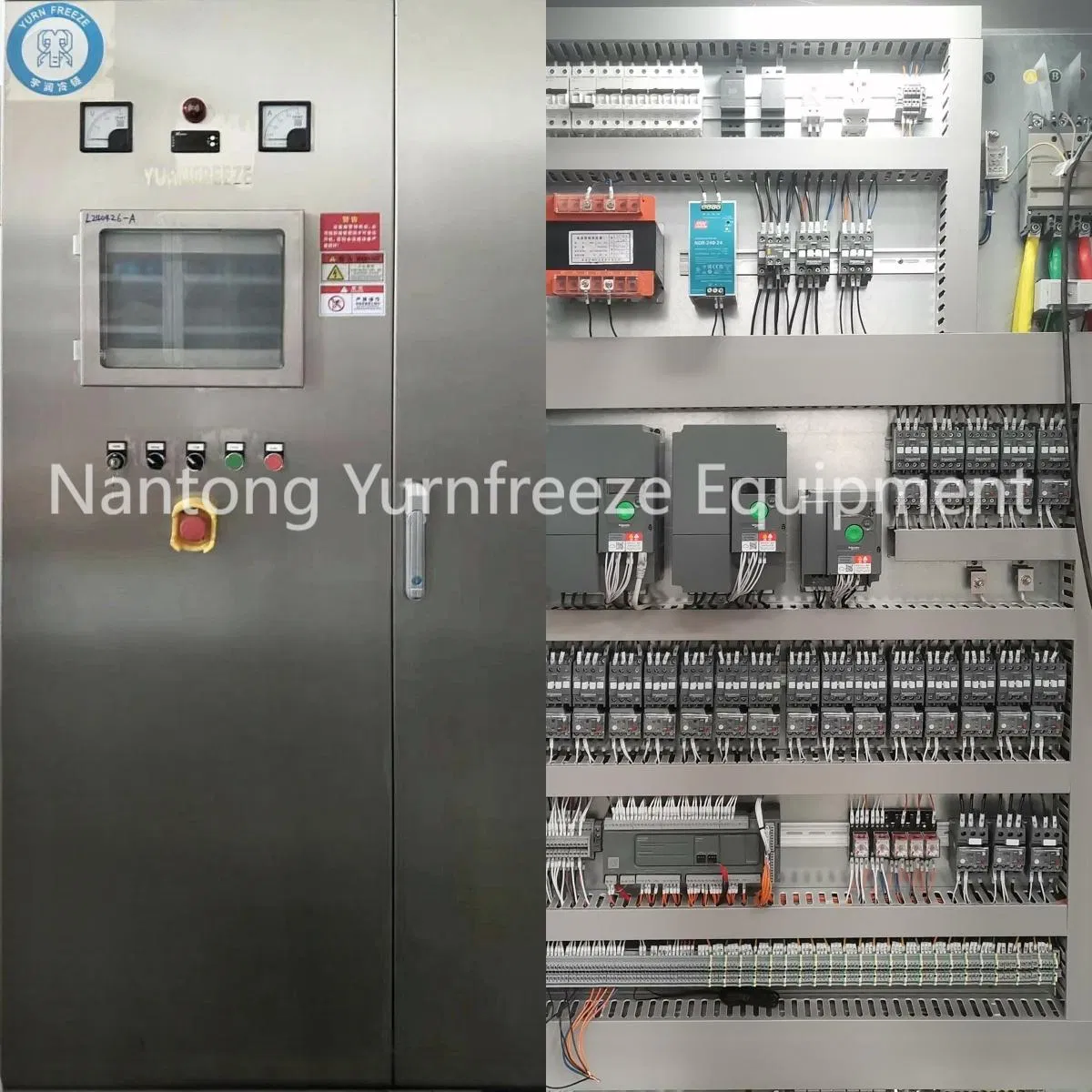 Stainless Steel IQF Spiral Freezer with SUS304/Food Grade Polyethylene Plastic Screw Mesh Belt