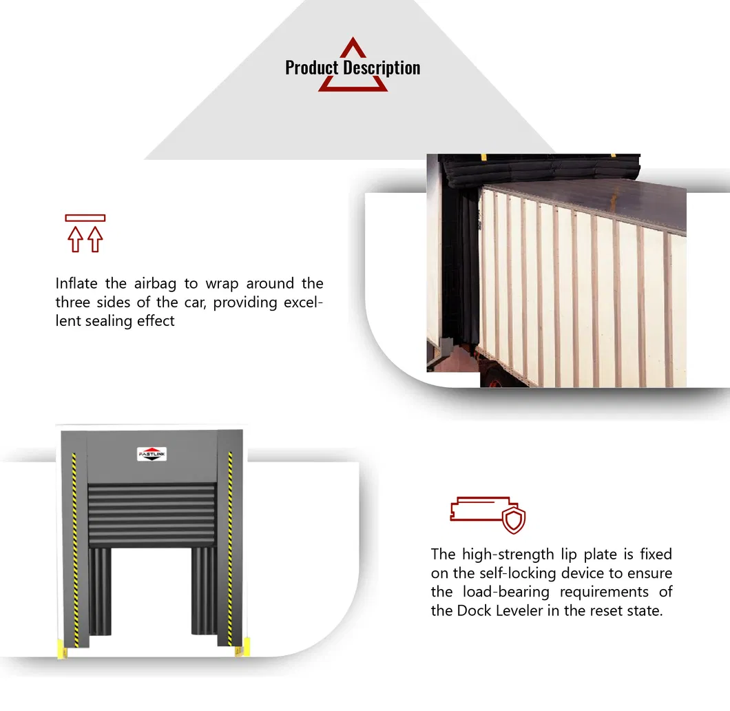 Industrial Telescopic Inflatable Dock Door Seal 2