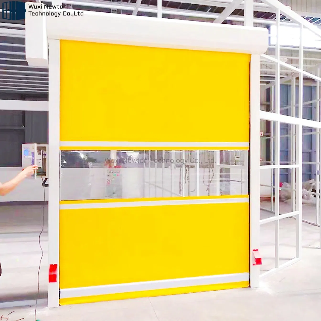 Industrial Automatic PVC Fabric High Speed Roll up Door for Clean Room