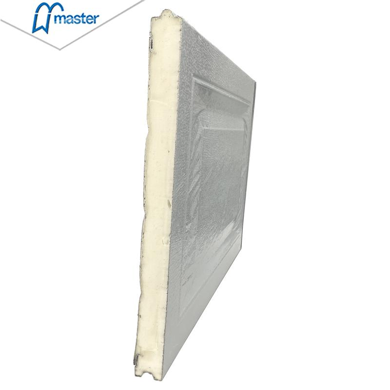 PU Foamed Finger Protection Sectional Sandwich Galvanized Garage Panel Insulated Garage Door Panel
