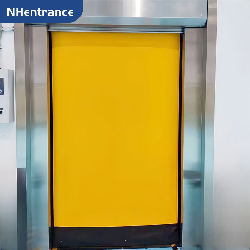 Premium PVC High Speed Zipper Roll up Door with Superior Sealing for Cleanroom Applications