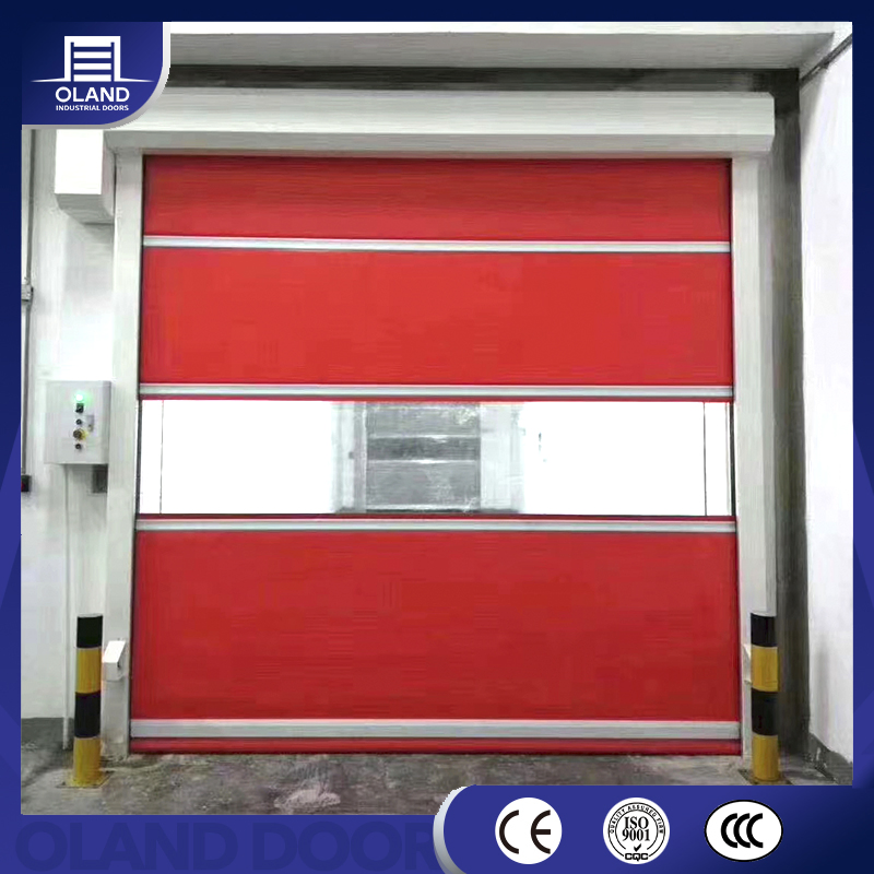 Automatic Rapid PVC Roll up Door Insulated High Speed Rolling Shutter Industrial Door for Warehouse or Clean Room Doors