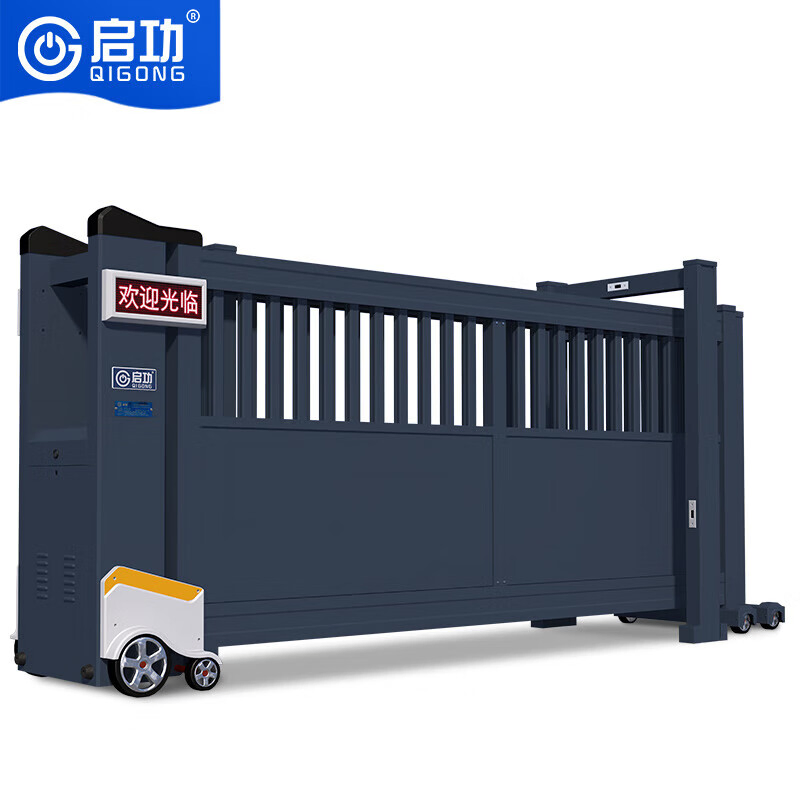 Automatic Unattended Electric Double Door Telescopic Sliding Driveway Gate with Remote Control