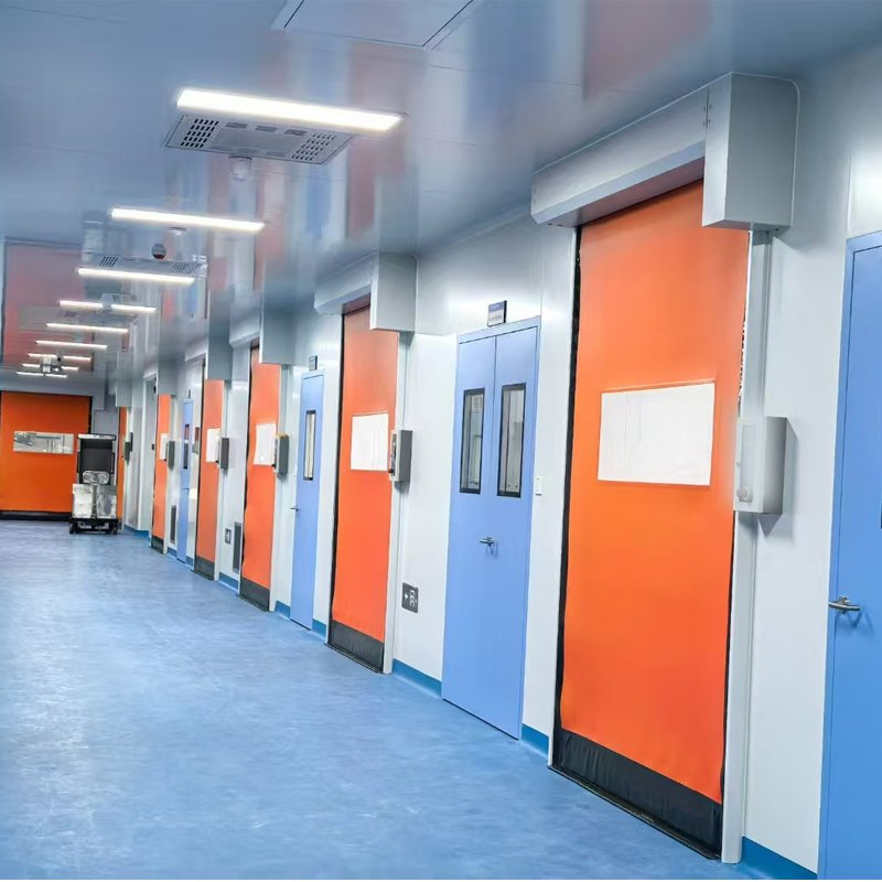 High-Speed PVC Roll-up Door for Clean Rooms