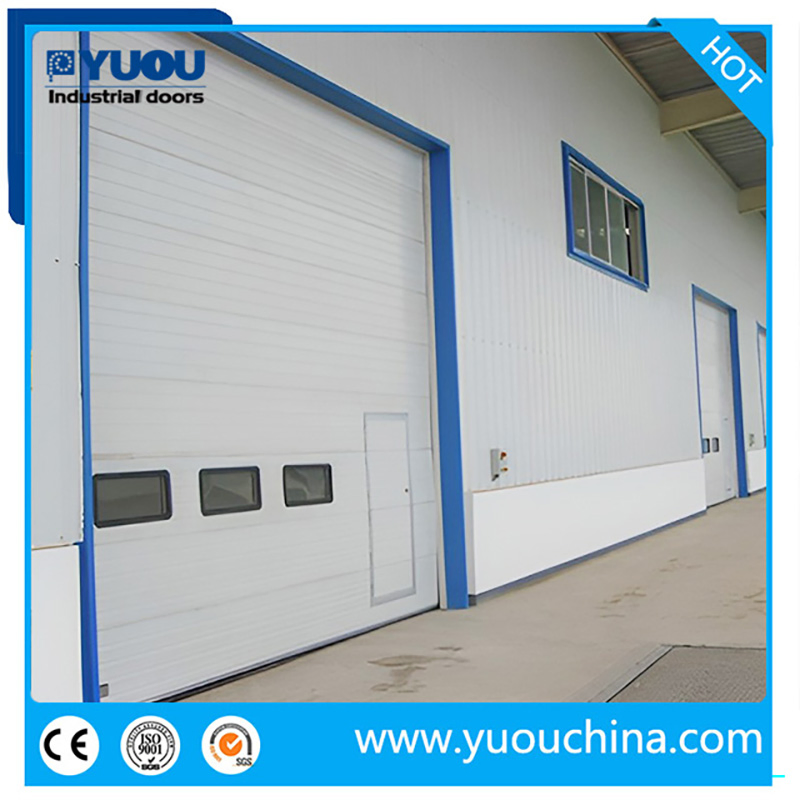 Industrial Automatic or Manual Vertical Lift Sectional Overhead Doors
