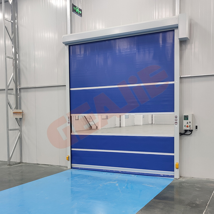 PVC High Speed Rapid Door for Workshop Cleanroom Dustproof Automatic Roll up Door