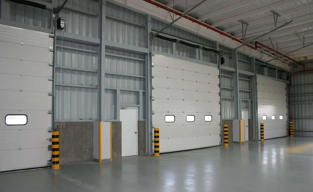 Industrial door installation