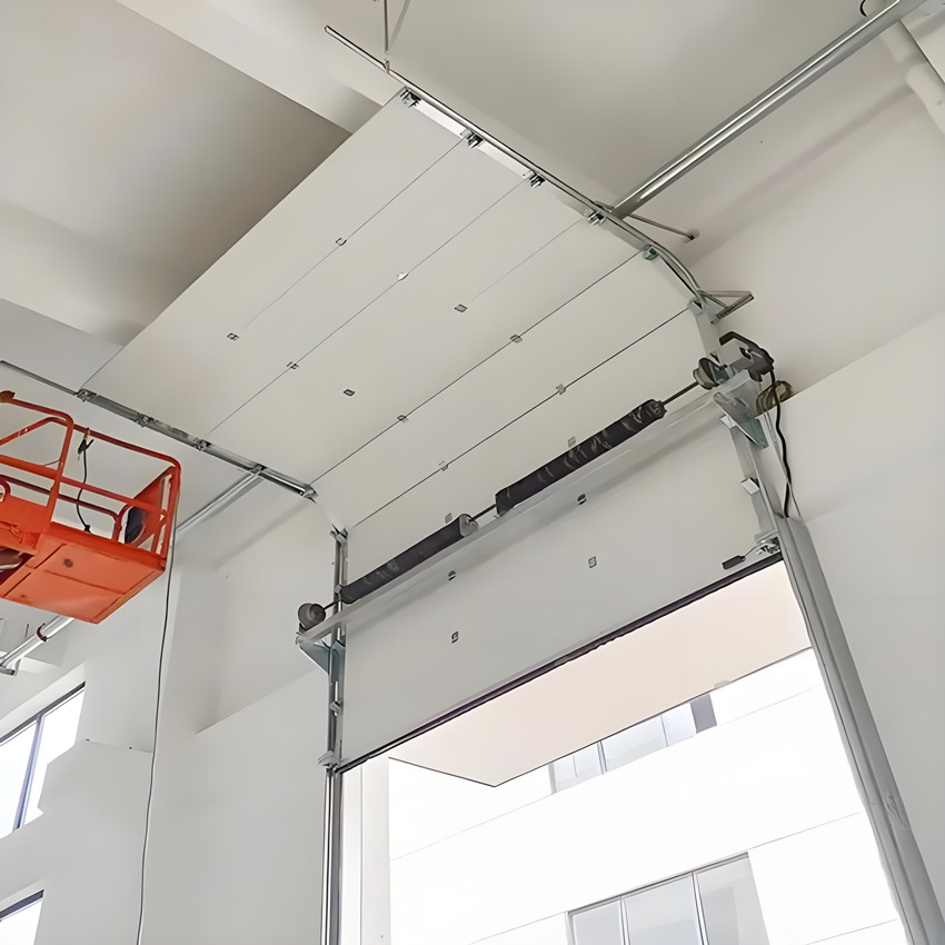 Industrial Automatic Vertical Lift Insulated Overhead Sectional Doors for Warehouse or Factory