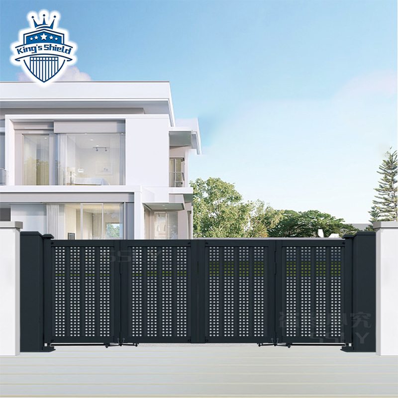 Durable Aluminum and Wrought Iron Driveway Swing Gate Solutions