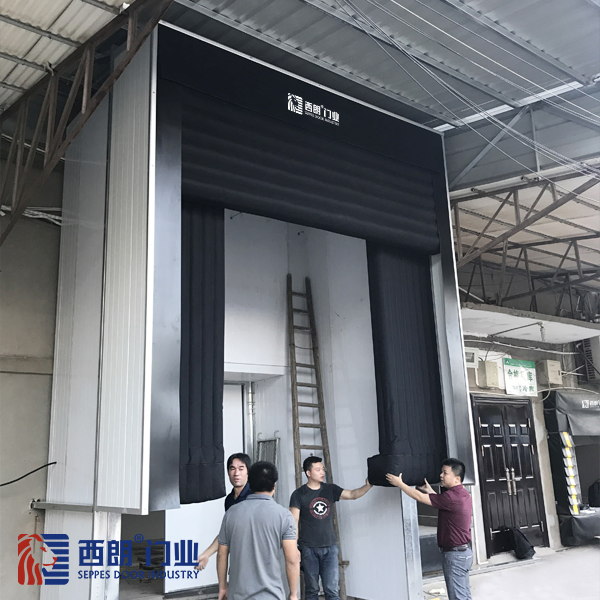 Inflatable Container Loading Dock Shelter Rubber Cold Room Automatic Door Seal