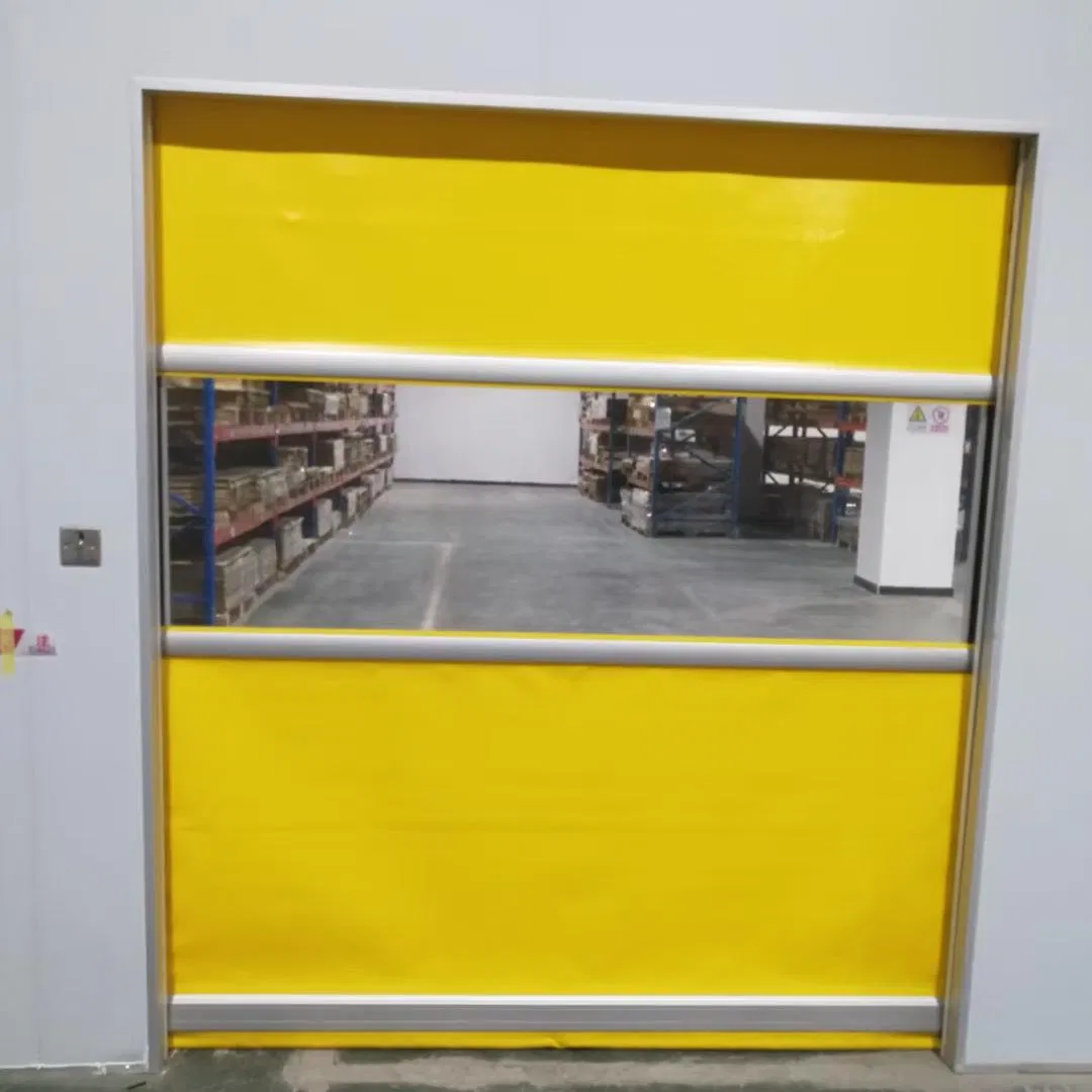PVC High Speed Roll up Door for Cars Clean Room Sliding PVC Roll-up Door Sealed Vinyl for Outdoor Use