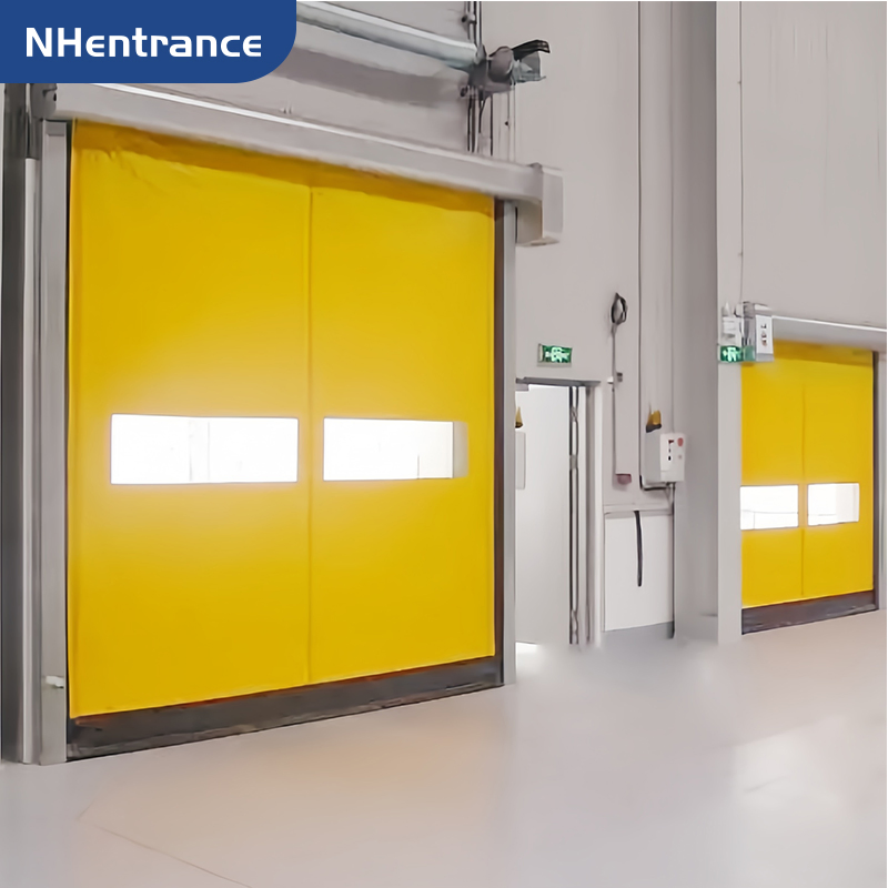 Premium PVC High Speed Zipper Roll up Door with Superior Sealing for Cleanroom Applications