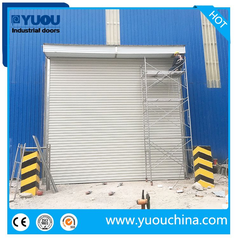 Cost Effective Galvanized Steel Fire Rated Rolling Fireproof External Wind Resist Metal Roller Shutter Door