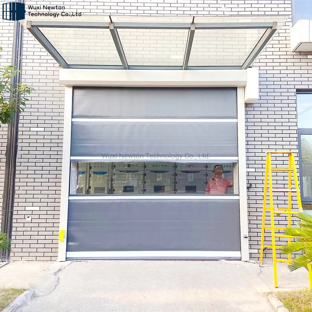 Industrial Automatic PVC Fabric High Speed Roll up Door for Clean Room